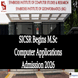 SICSR Begins M.Sc Computer Applications Admission 2026; Register Before May 18